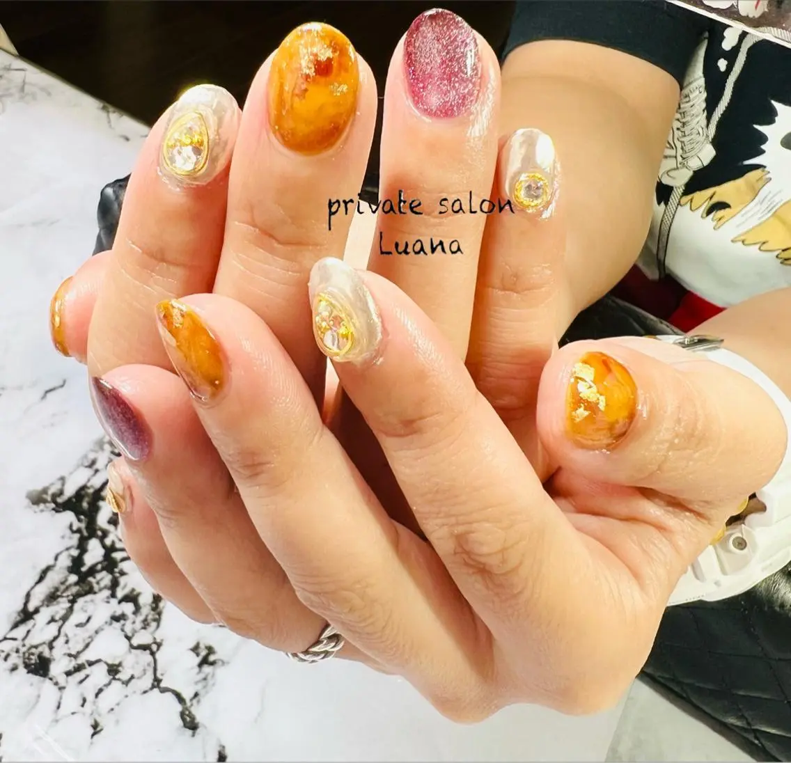 ネイル ハンドネイル 自宅ネイルサロン ルアナのネイルデザイン