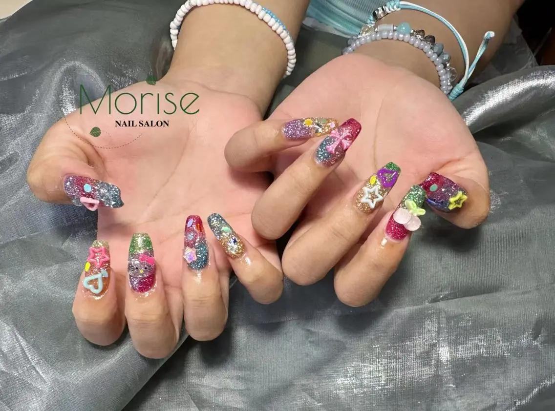 ネイル 長さ出し フットネイル フレンチネイル ジェルネイル ガーリー MoriseNail 表参道のネイルデザイン
