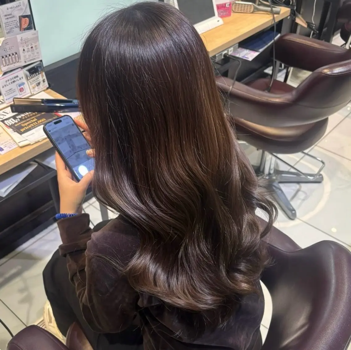 ロング 🎀ིྀ韓国風 艶カラー🤍ྀི小澤のヘアスタイル