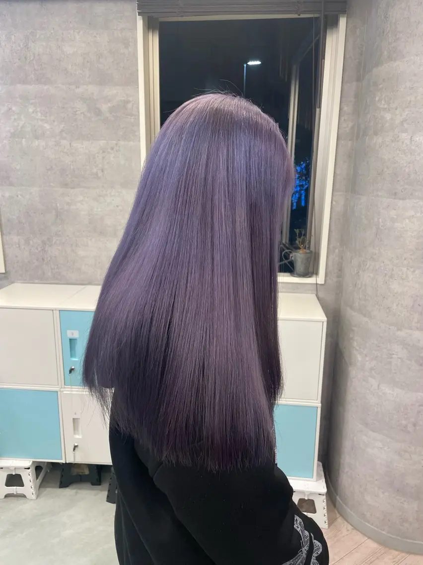 ロング ♡似合わせ ♡ハイトーン♡のヘアスタイル