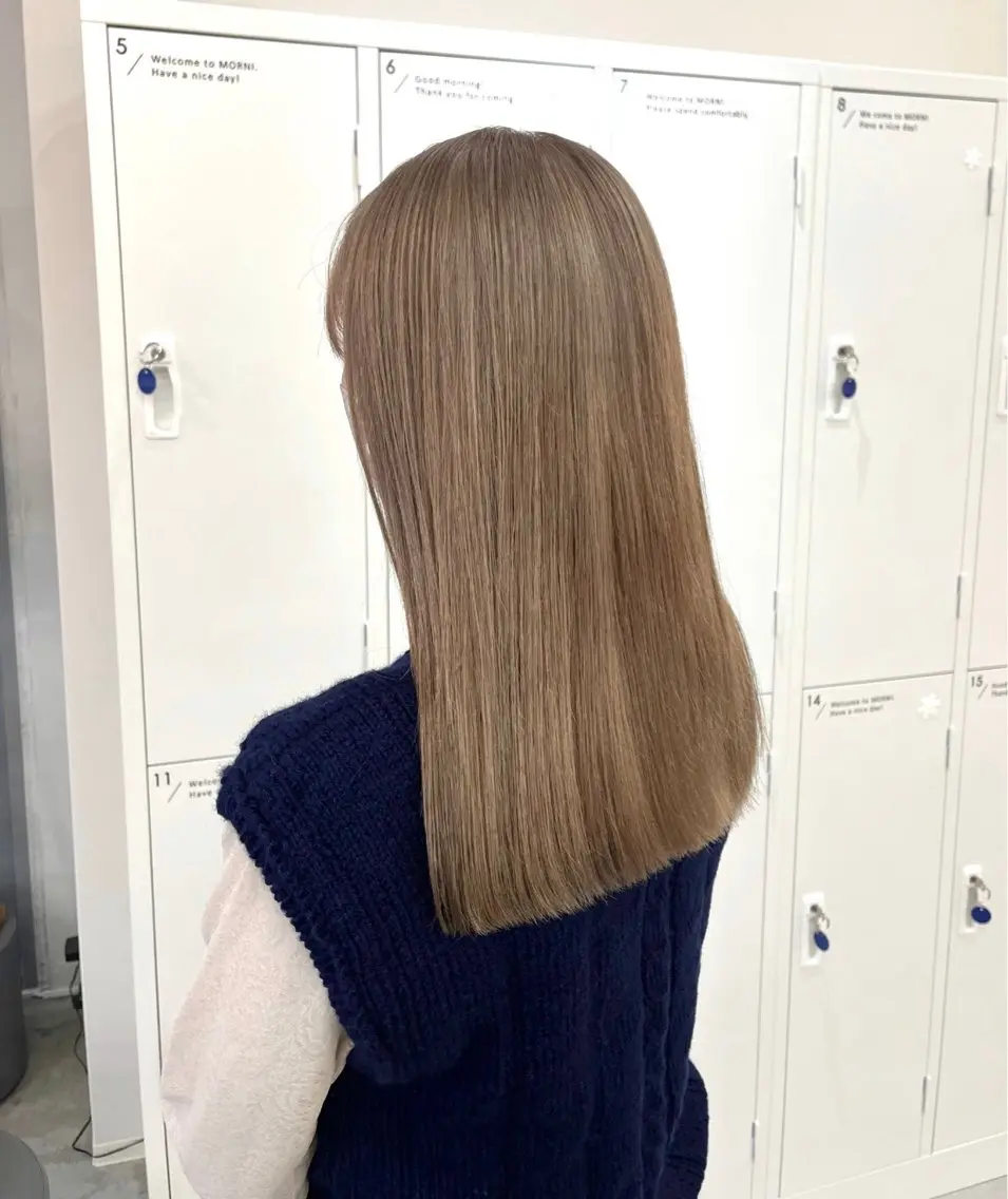 ロング カラー 河上 あかねのヘアスタイル