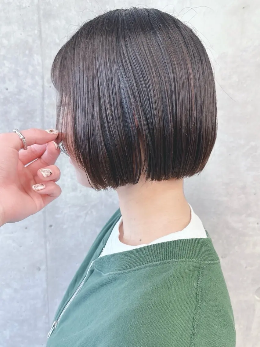 ショート カット ボブ/ゆるふわ ボブパーマ/とういのヘアスタイル