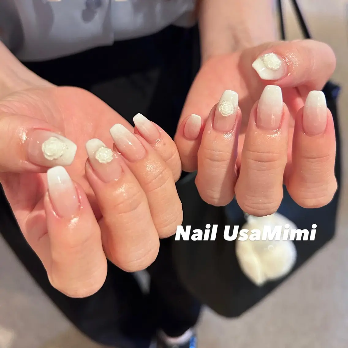 ネイル ジェルネイル マグネットネイル 持ち込み ワンカラーネイル パラジェル 本町ネイルNail UsaMimiのネイルデザイン
