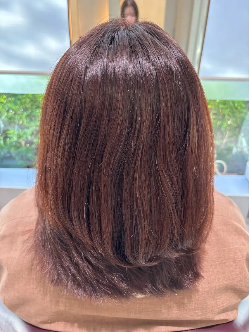 カラー ヘアカラー 中村 るねのヘアスタイル
