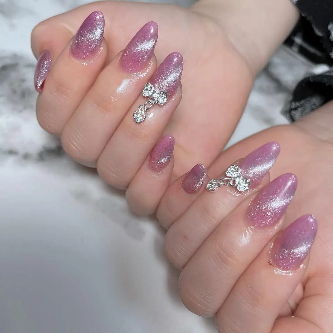 ネイル ジェルネイル マグネットネイル Kayo 💅のネイルデザイン