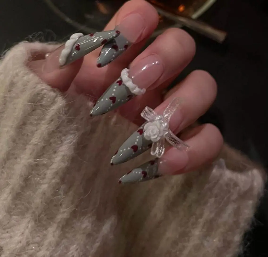 ネイル 長さ出し フレンチネイル グラデーション 韓国ネイル ロングネイル ハンドネイル Josie nail salonのネイルデザイン