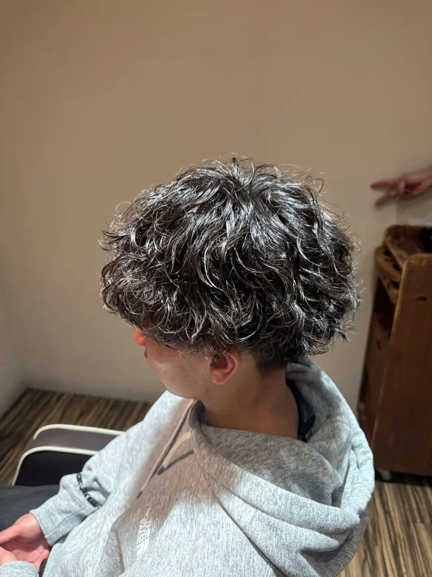 ショート カット ヘアカラー パーマ 透明感カラー/ レイヤー/SHUNのヘアスタイル