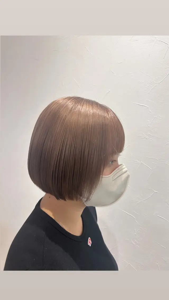 ショート カラー カット ヘアカラー トリートメント 🖤韓国風顔周り / TAMAMI🖤のヘアスタイル