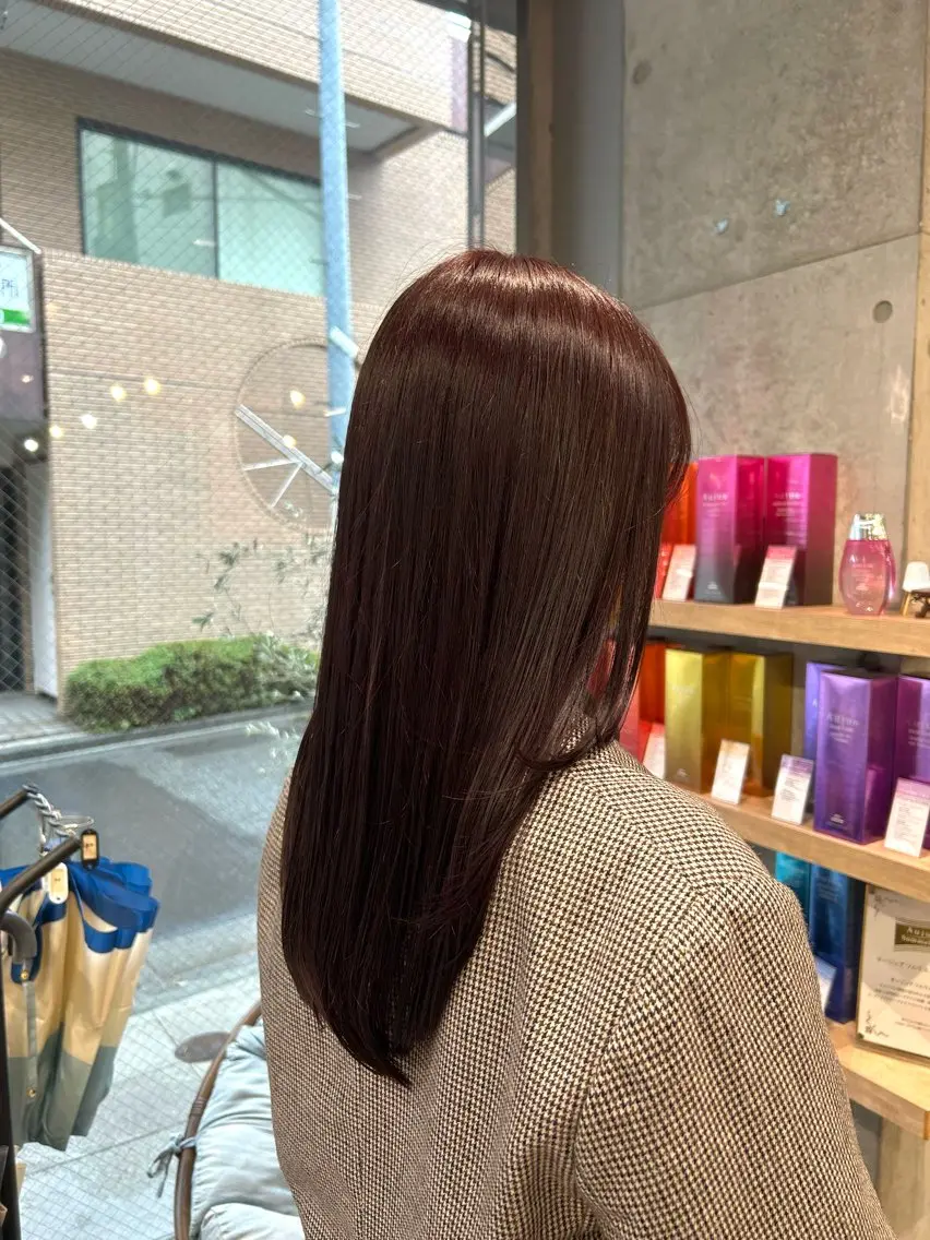 【初回】透明感カラー＋トリートメント🦋の写真