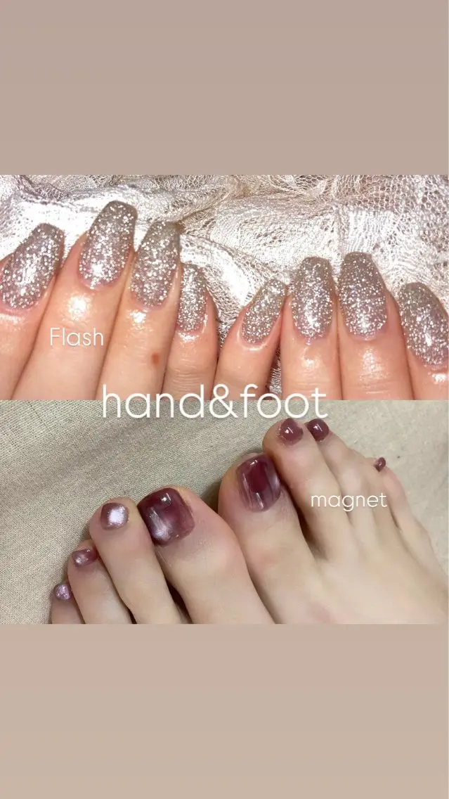 【ハンド&フット】Flash or magnet ♡one color♡の写真