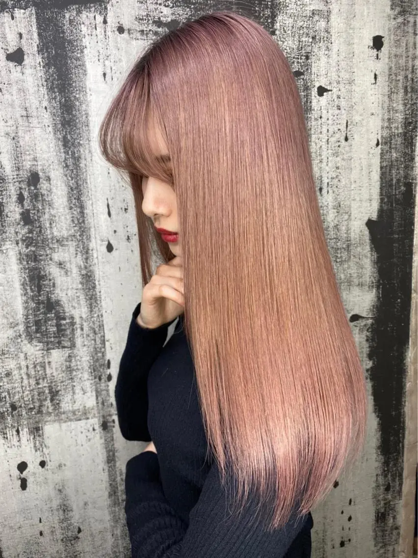 【大人気メニュー🌷🌸】フルカラー+TOKIO5ステップトリートメントコテ巻き仕上げ💟の写真