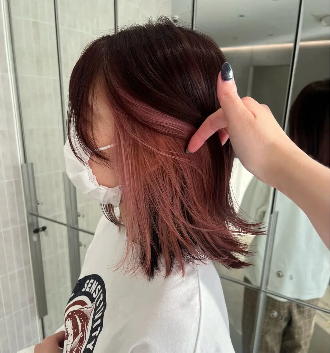ミディアム 🌼myu🌼 🌷縮毛矯正/ツヤ髪のヘアスタイル