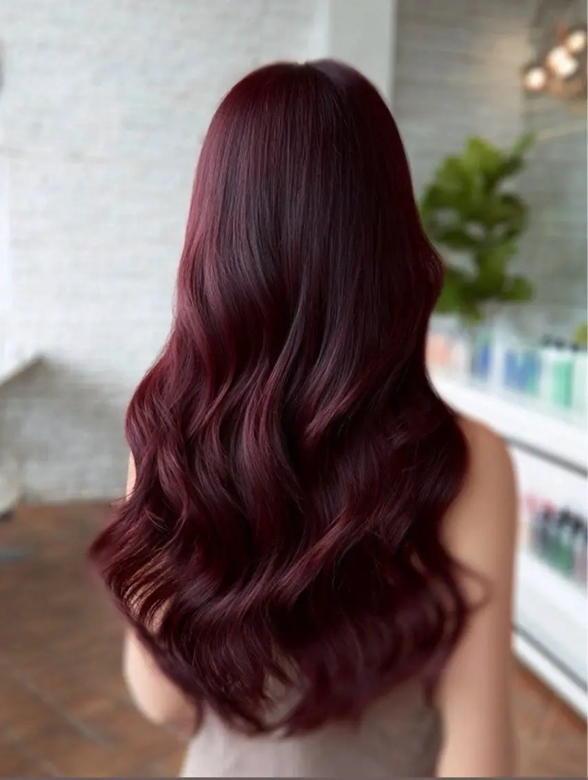 ロング カラー ヘアカラー 韓国×艶ハイトーンが かわいい✨️リオ🍒のヘアスタイル