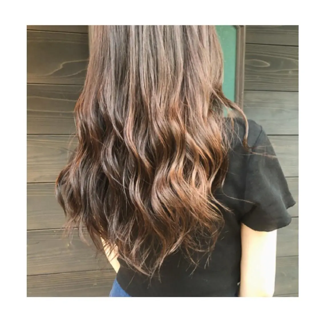 ロング ヘアカラー トリートメント ❁⃘ ち だ り さ ❁⃘のヘアスタイル