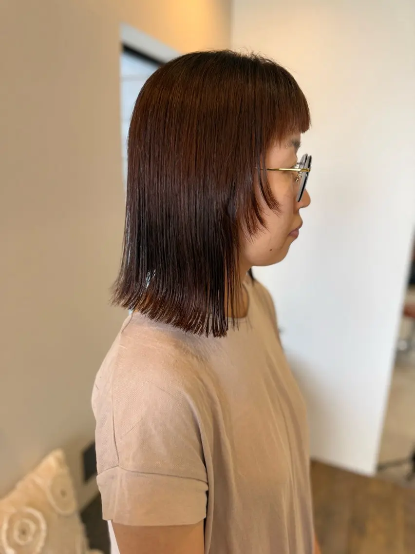 ミディアム 💛🤍U too e’s /店長🧸のヘアスタイル
