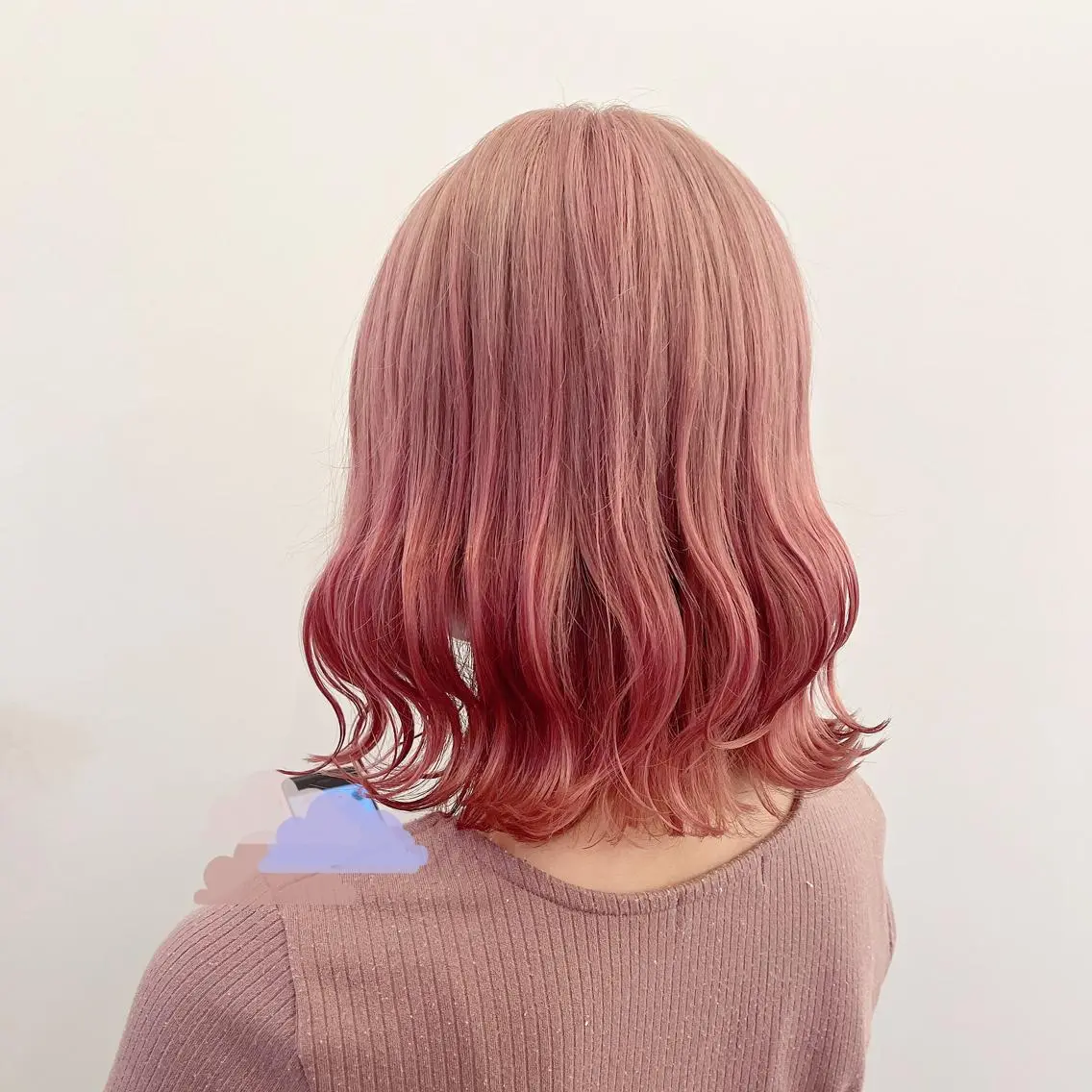 ミディアム カラー ブリーチ カット ヘアカラー 🌷お洒落推しカラー moe🐰🌷のヘアスタイル