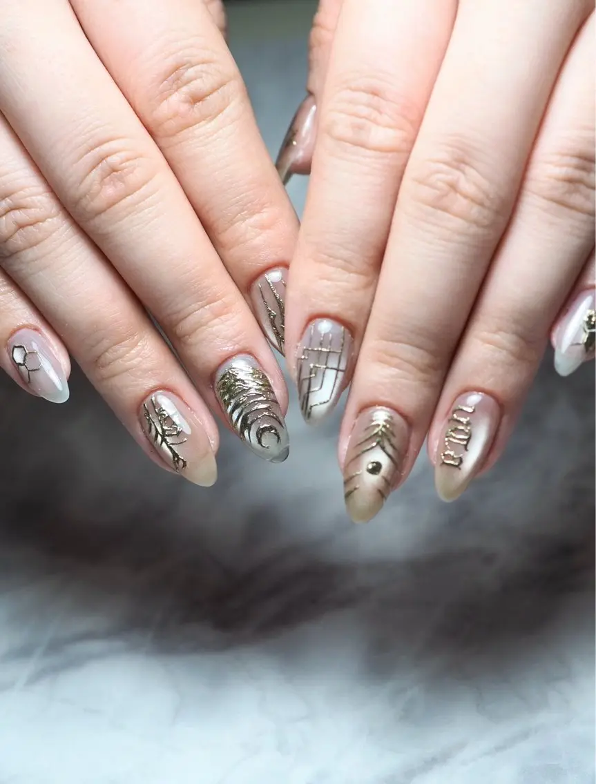 ネイル なんば7nail YUZUHAのネイルデザイン