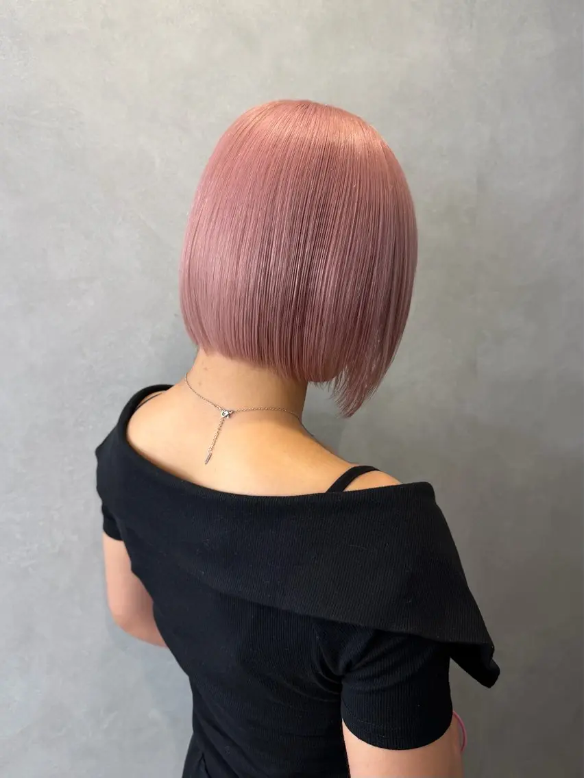 カラー ブリーチ ピンクカラー ヘアカラー aiko 池袋のヘアスタイル