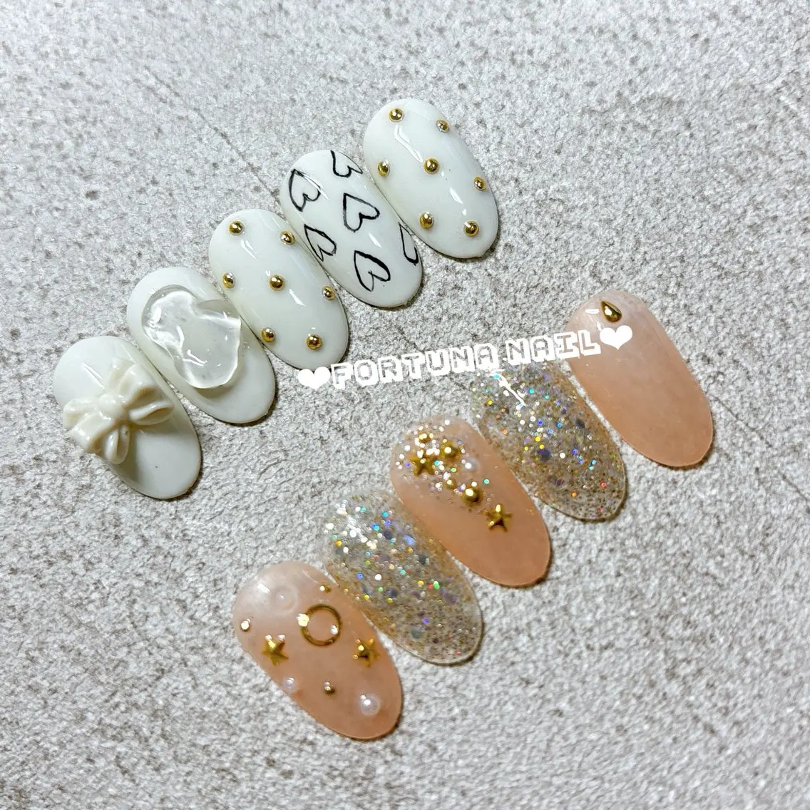 ネイル Nail •Head スパFortunaのネイルデザイン