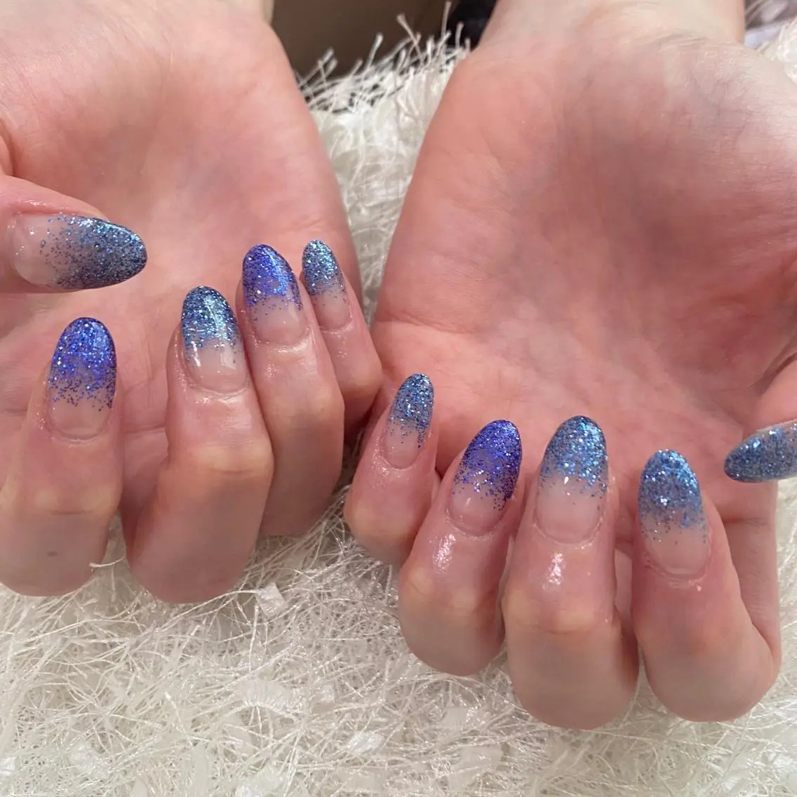 ネイル 長さ出し フレンチネイル ジェルネイル グラデーション 韓国ネイル ハンドネイル Nail&eye Belire 新宿のネイルデザイン
