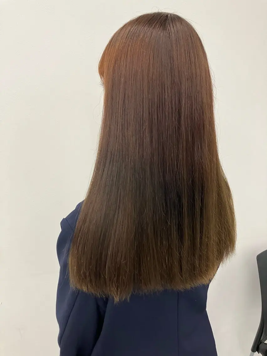 ロング カラー ヘアアレンジ 💓色落ちまで綺麗な 垢抜けカラー💓のヘアスタイル