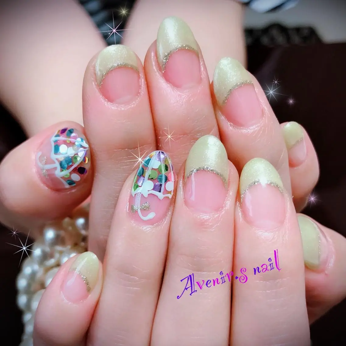 ネイル フレンチネイル Home Salon Avenir.のネイルデザイン
