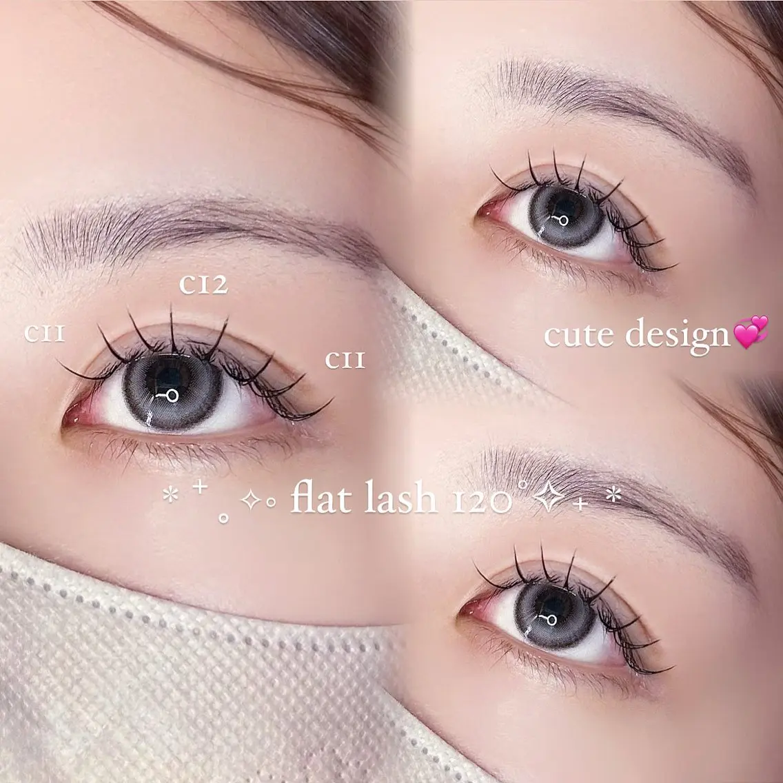 マツエク・マツパ マツエク 。ꕤ°₊sakura 束感まつ毛⊹𓈒✿のマツエク・マツパデザイン