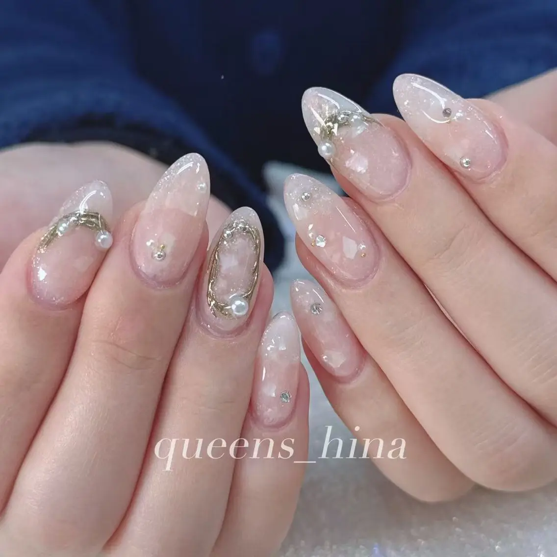 ネイル ハンドネイル Queens 榊 まおのネイルデザイン