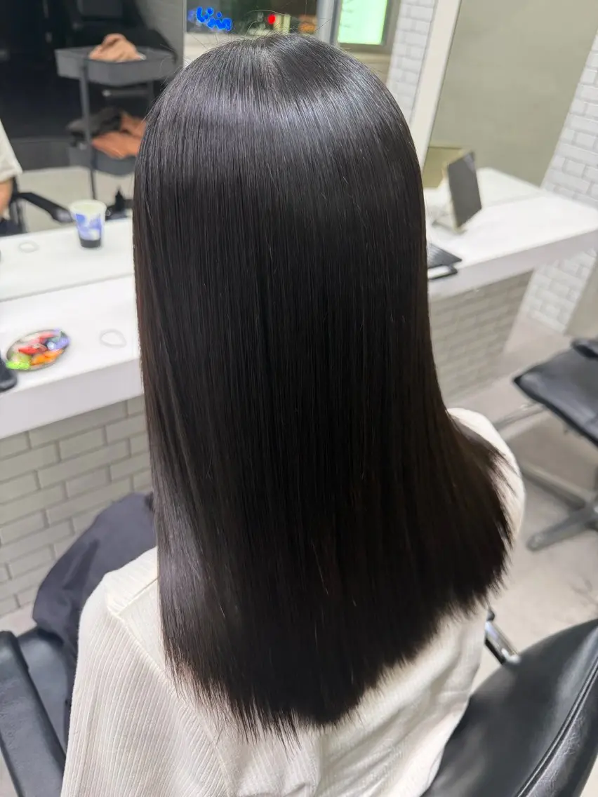 ミディアム カット 縮毛矯正 縮毛矯正/艶髪 Yudaiのヘアスタイル