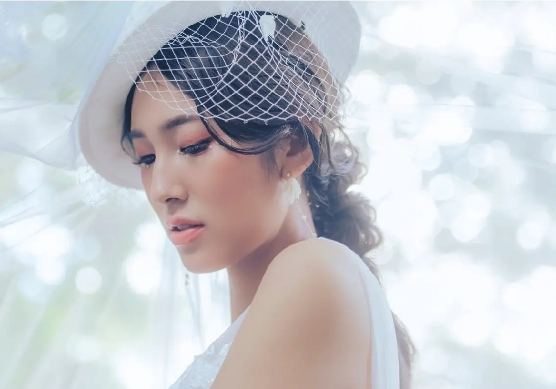 ウェディングヘアメイクの写真