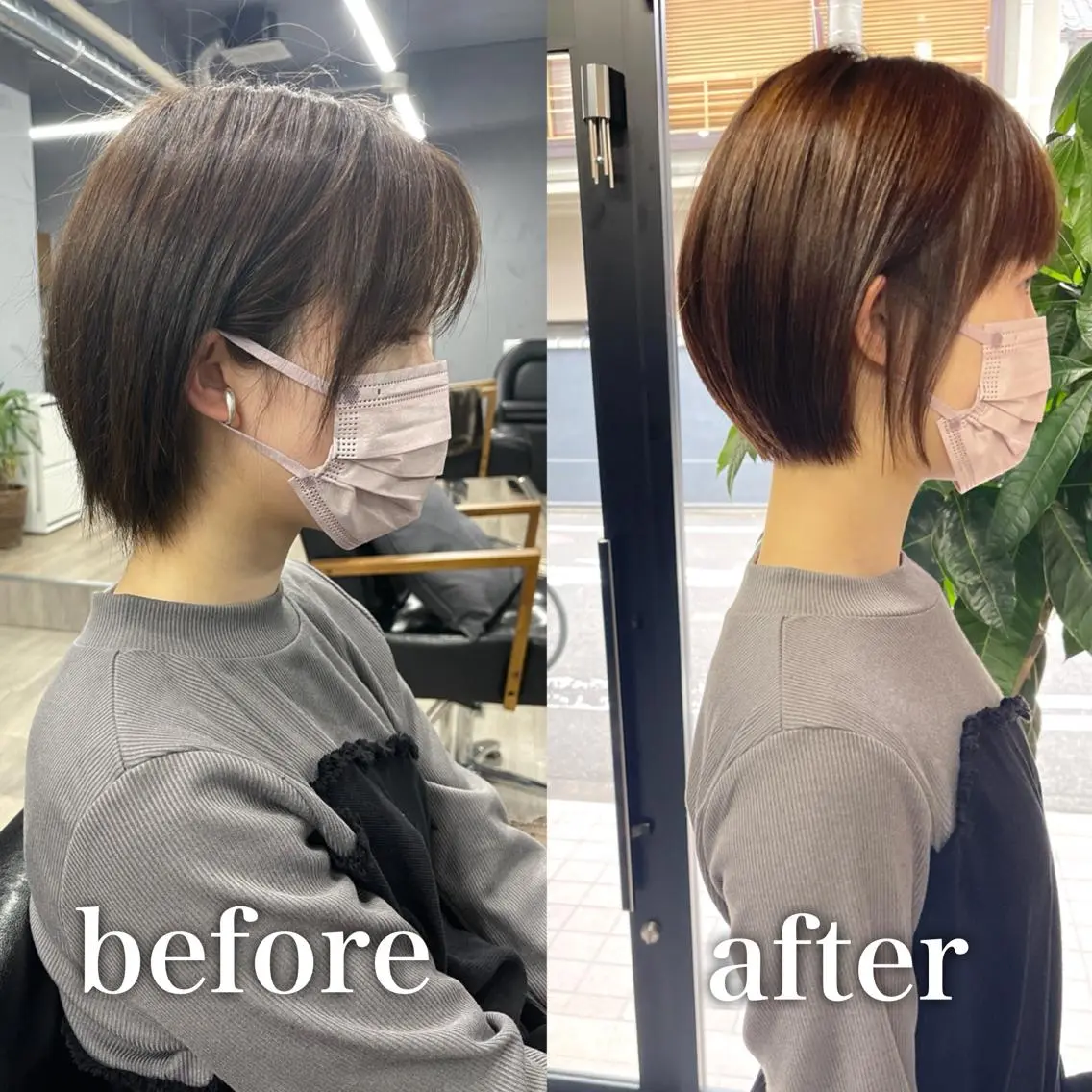 ショート ボブ 松永 雄樹のヘアスタイル