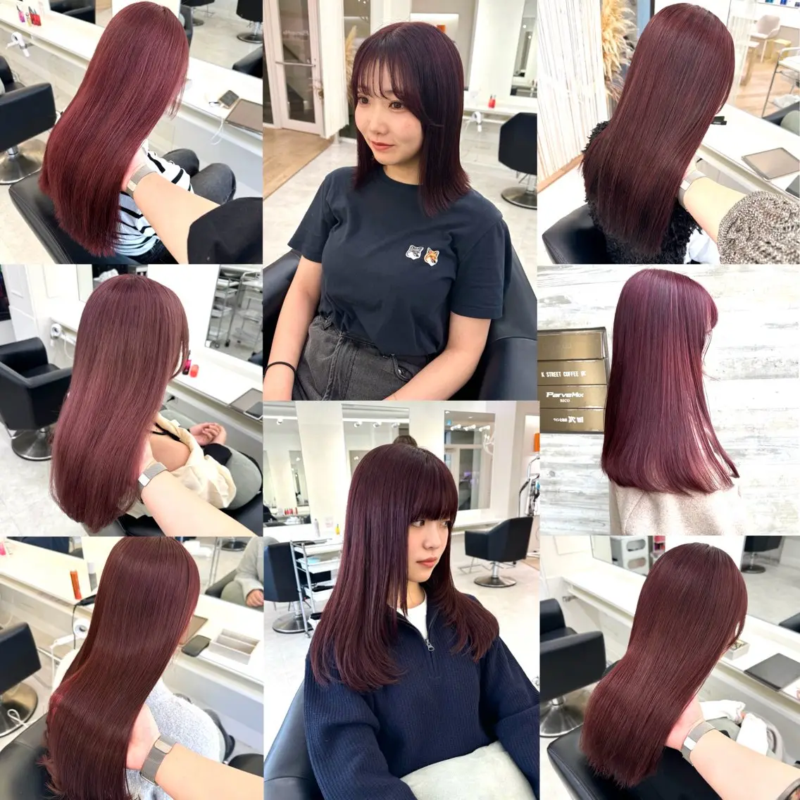 ロング カラー カット ヘアカラー NANO/ ブリーチ×レイヤーのヘアスタイル