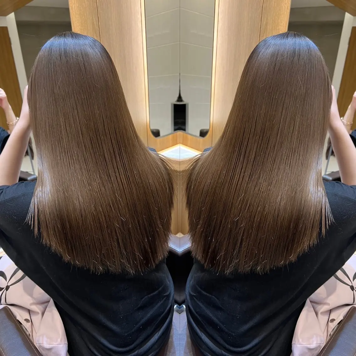 ミディアム ピンクブラウン パープルカラー エクステ 髪質改善 ヘアカラー トリートメント エクステ/髪質改善 🖤RYUSEI🖤のヘアスタイル