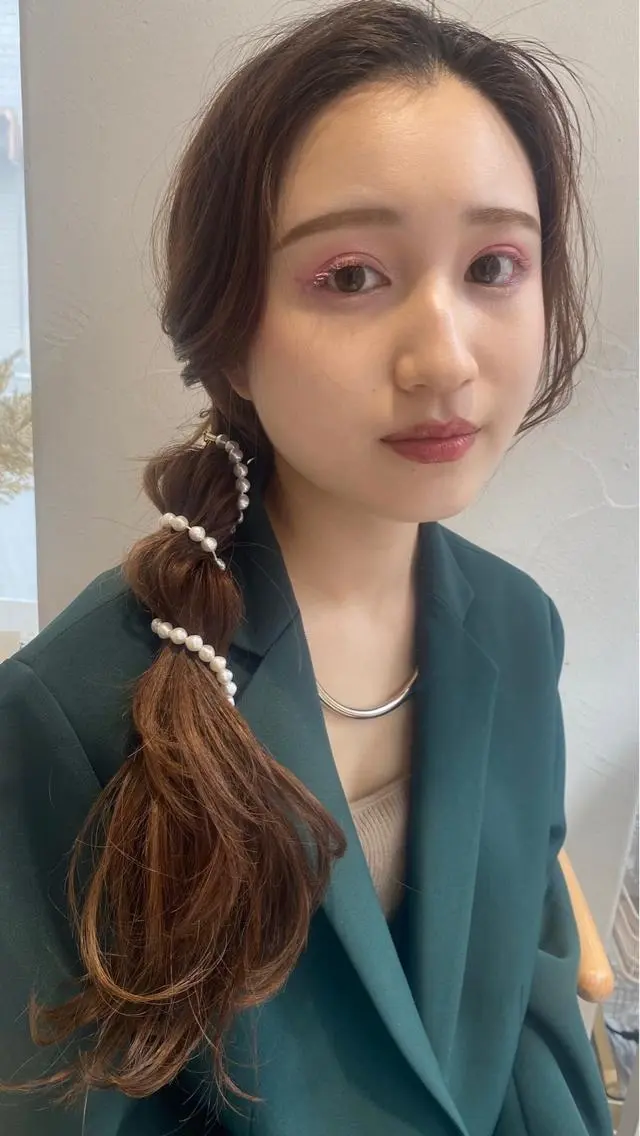 hair set🎀の写真