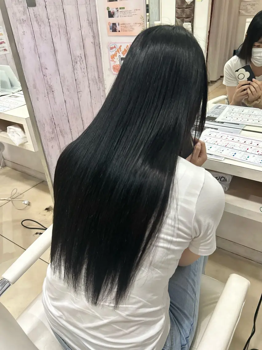 ロング カット ヘアカラー トリートメント 【髪質改善カラー】 瀧田嵐士🇰🇷のヘアスタイル