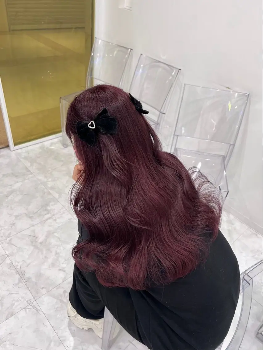 カラー ヘアカラー akari🎀🤍 ガーリーstyleのヘアスタイル