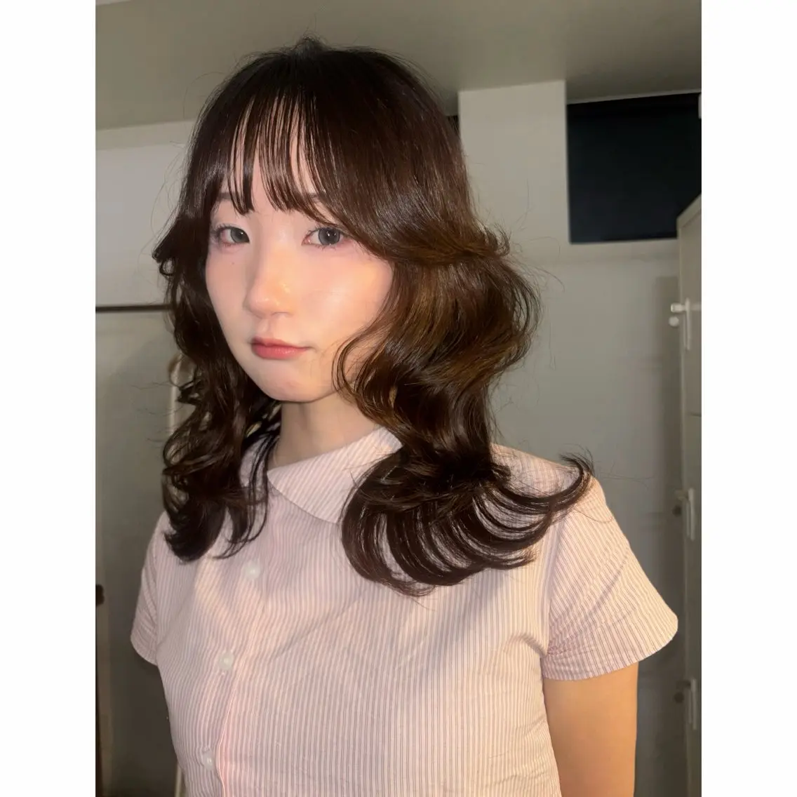 カラー ヘアカラー 佐藤 穂果のヘアスタイル