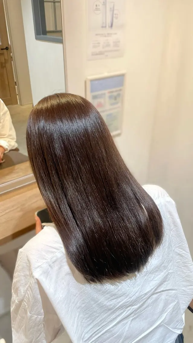 セミロング カラー ブラウンカラー グレージュ 大人ナチュラル🌿/ 鶴見区/高野亜湖のヘアスタイル