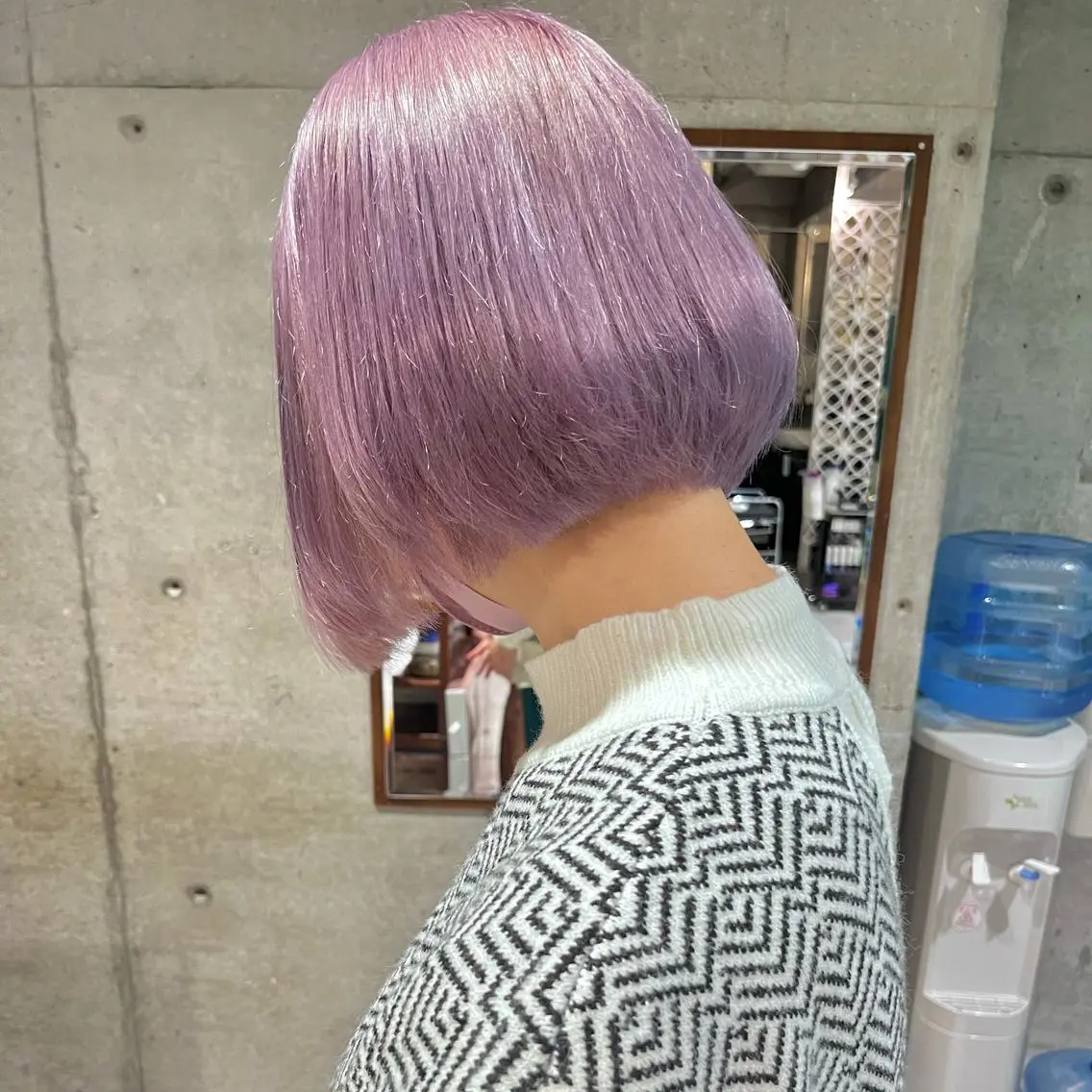 ミディアム カラー 堺 鳳 ママ美容師 yukariのヘアスタイル