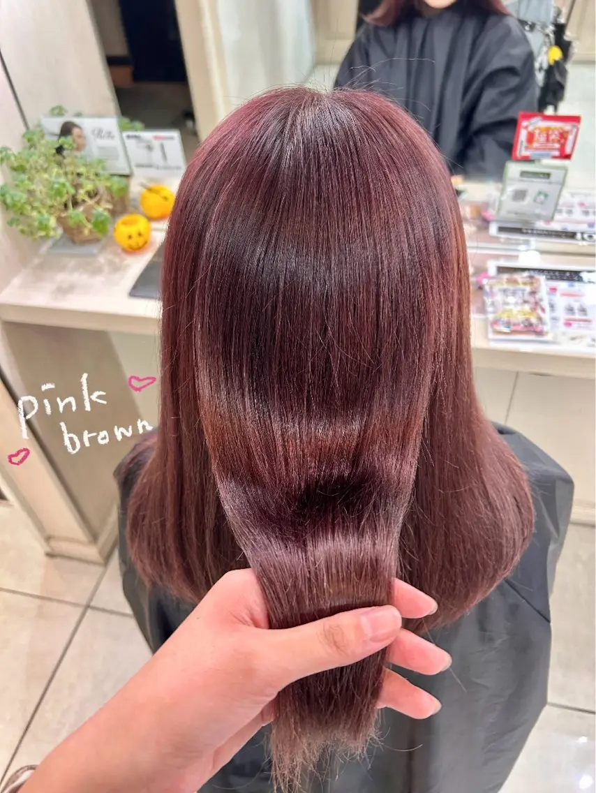 【ダメージが気になる方必見❗️】ケアカラー + 2ステップトリートメントの写真