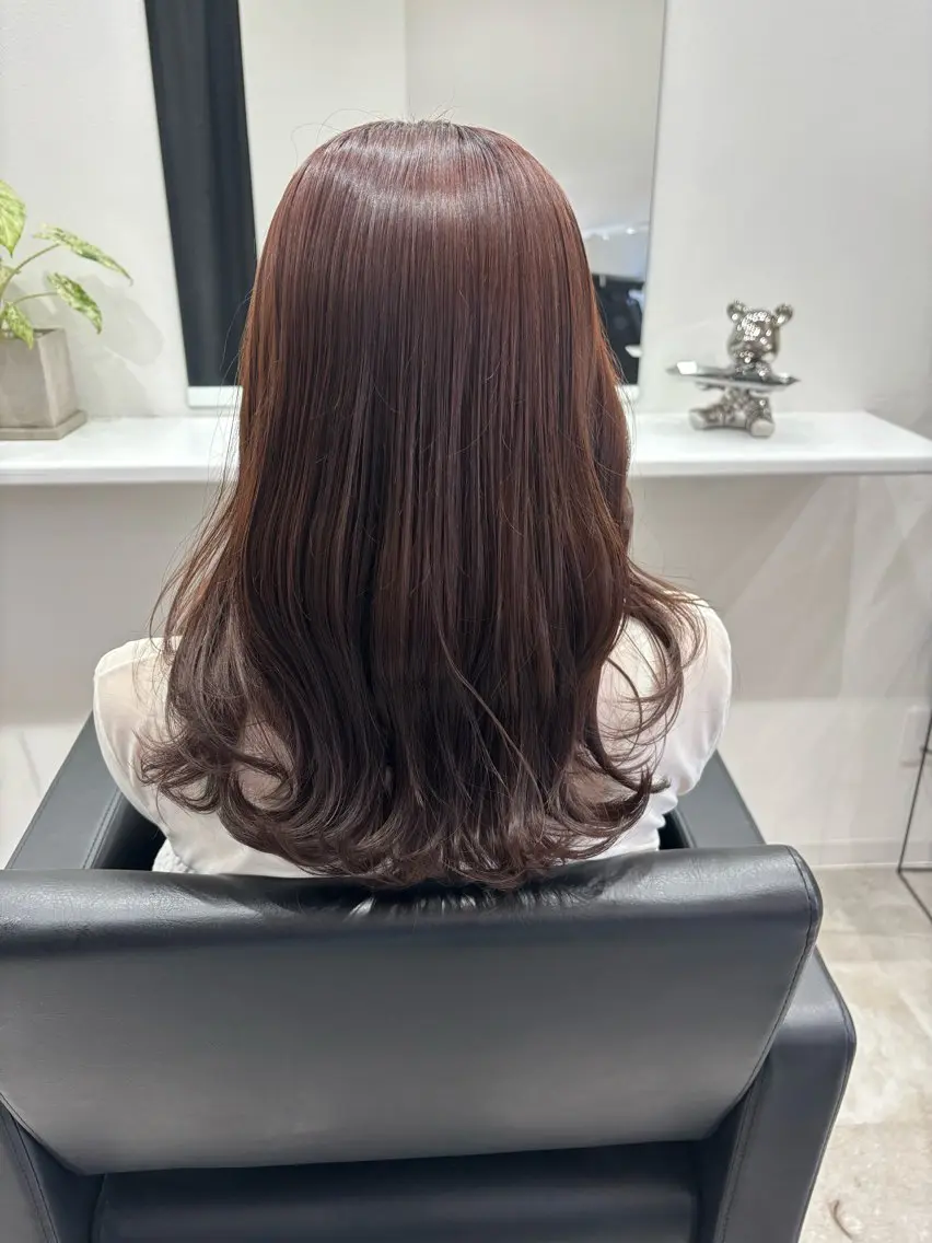 セミロング カット ヘアカラー トリートメント Lumo Yu-kiのヘアスタイル
