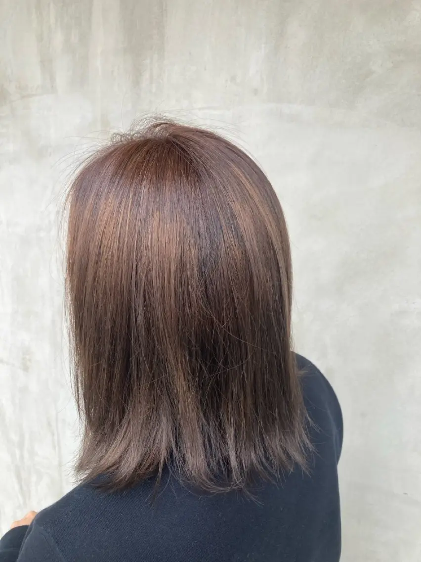 ロング カラー ブラウンカラー 大西 瞭弘のヘアスタイル