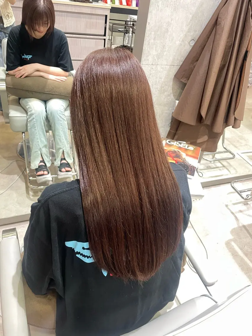 ロング カラー カット ヘアカラー トリートメント MASHIRO💎 天神/大名のヘアスタイル