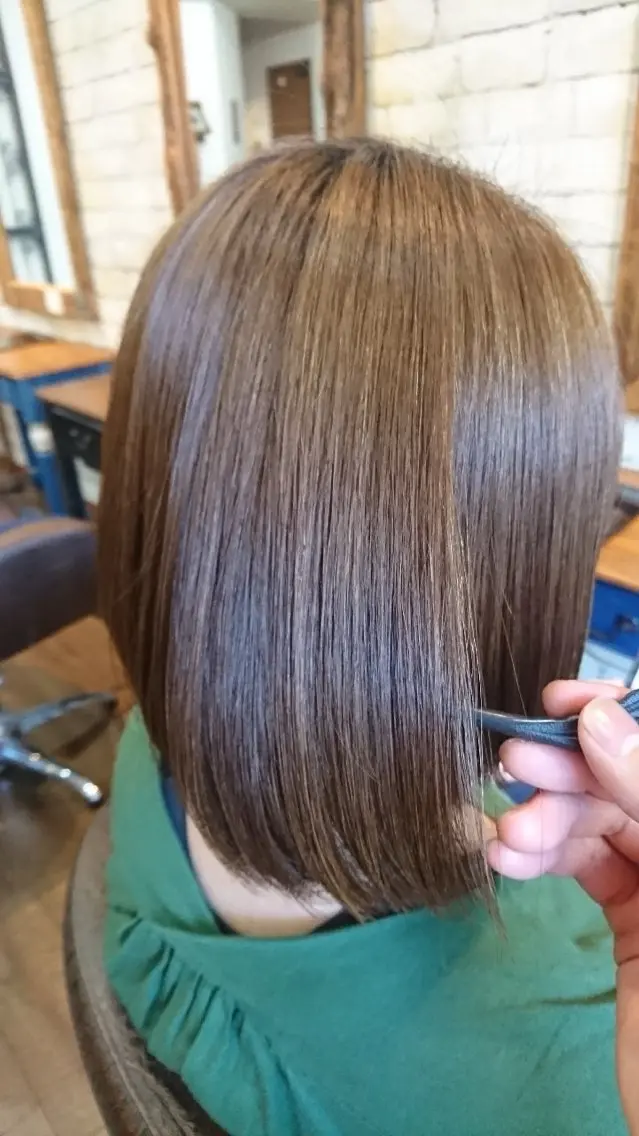 ミディアム ヘアカラー トリートメント みいな カラーモデル募集中！のヘアスタイル