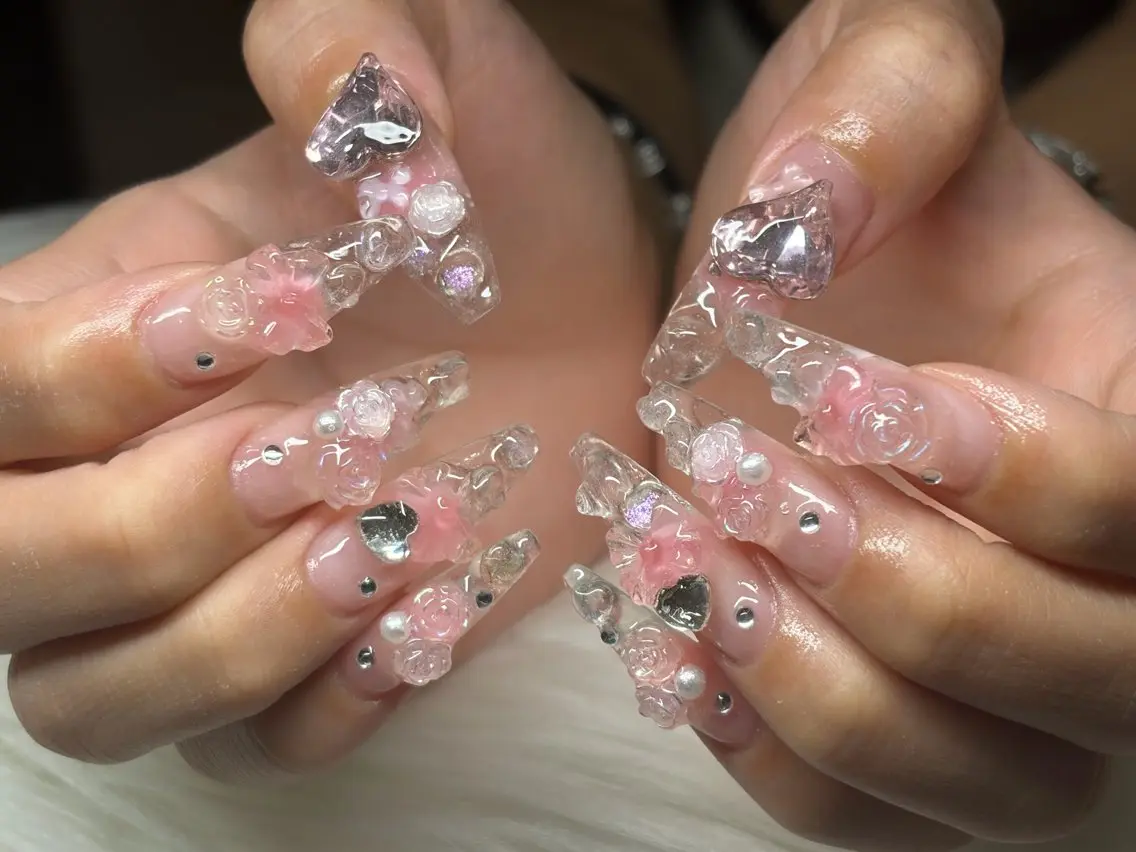 ネイル ハンドネイル 持ち込みデザイン得意 /長さだし可✨RUIのネイルデザイン