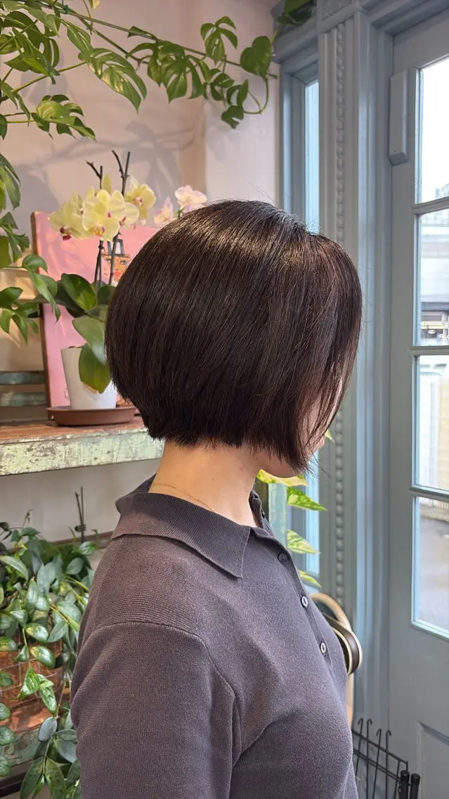 ショート くせ毛 河本 正美のヘアスタイル