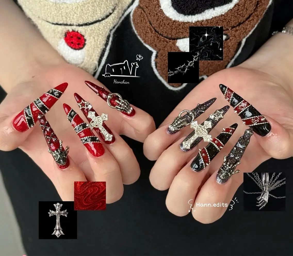 ロング ハンドネイル Aila Nail ShinOkuboのネイルデザイン
