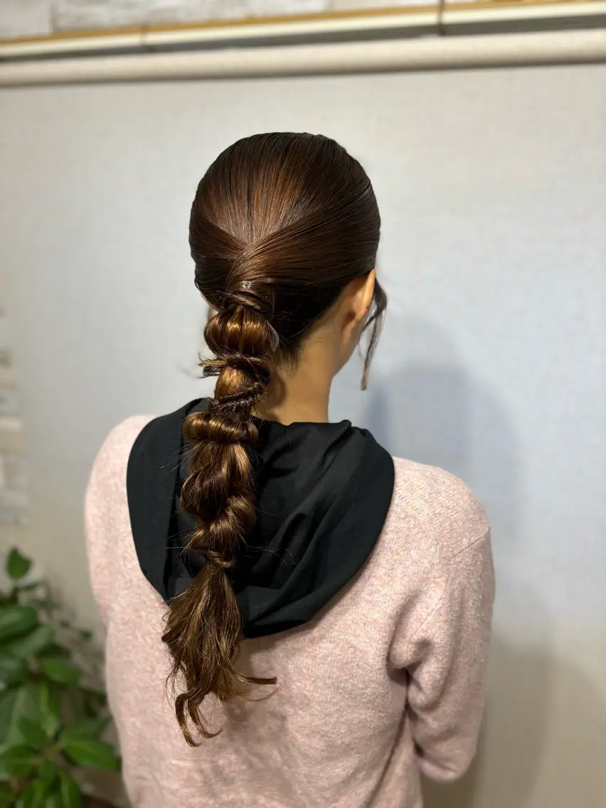 ヘアアレンジ ヘアセット hair salon【クラン】のヘアスタイル