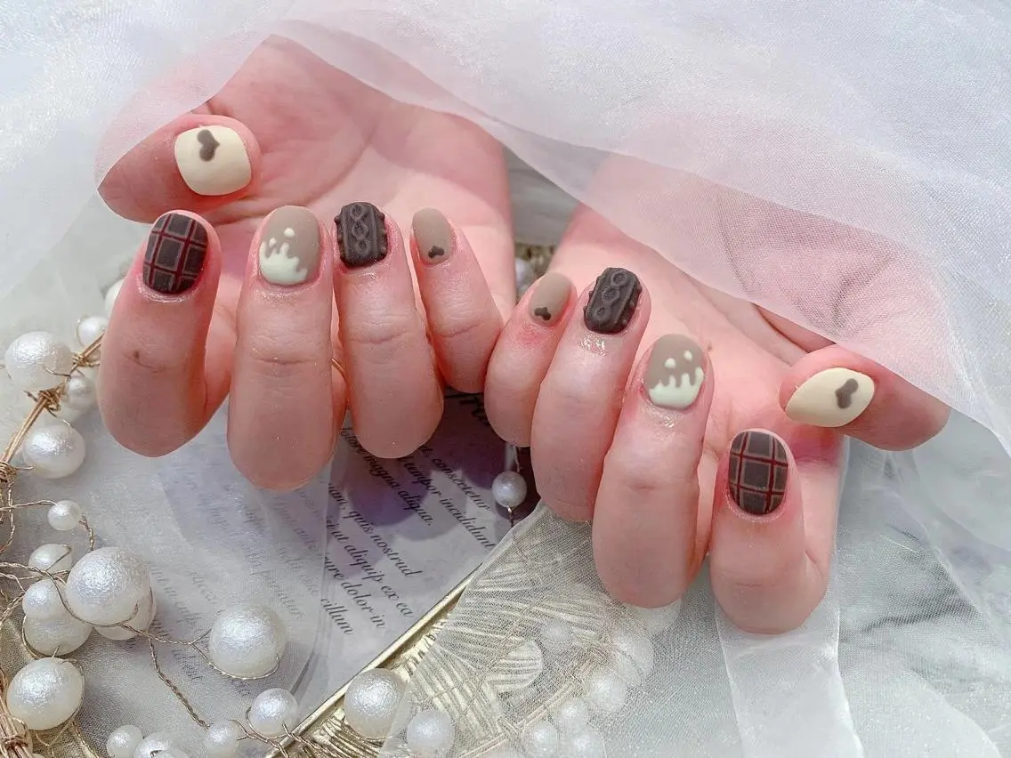 ネイル マットネイル Babarla Nailのネイルデザイン