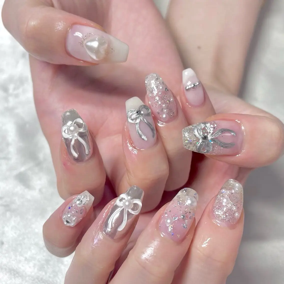 ネイル 長さ出し ハンドネイル RUMI nailのネイルデザイン